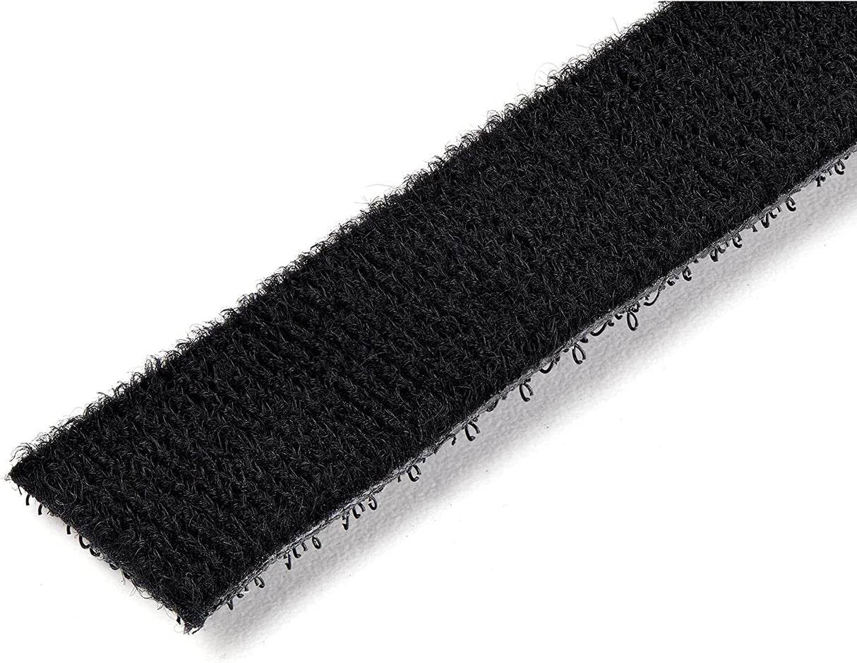 StarTech.com 100ft. Hook and Loop Roll - Cut-to-Size Reusable Cable Ties - Bulk Industrial Wire Fastener Tape - Adjustable Fabric Wraps - Black (HKLP100) 100 ft Black