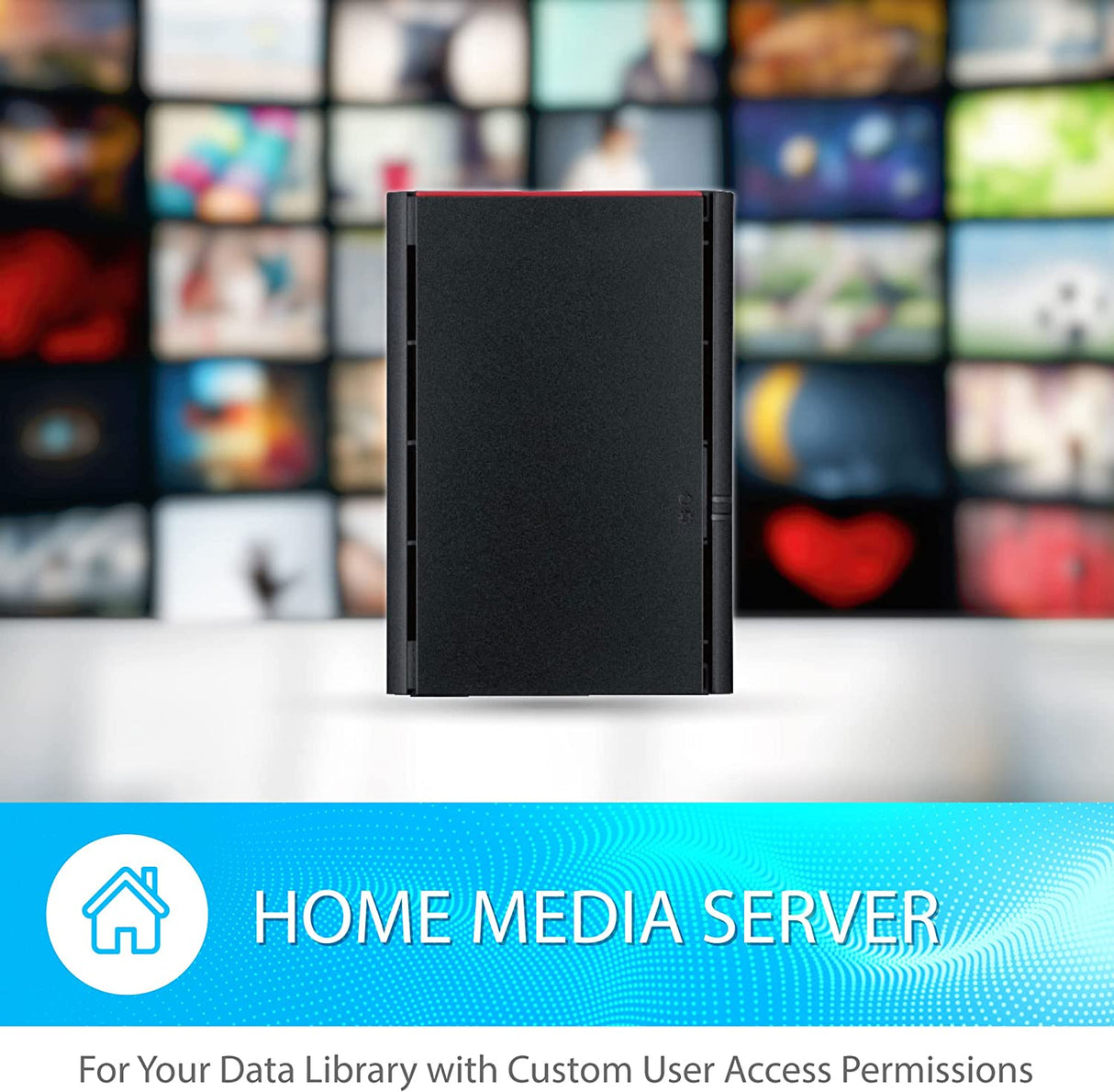 BUFFALO LinkStation 220 8TB 2-Bay NAS Network Attached Storage with HDD Hard Drives Included NAS Storage That Works as Home Cloud or Network Storage Device for Home LinkStation 220 – 2 Drive Bays 8 TB