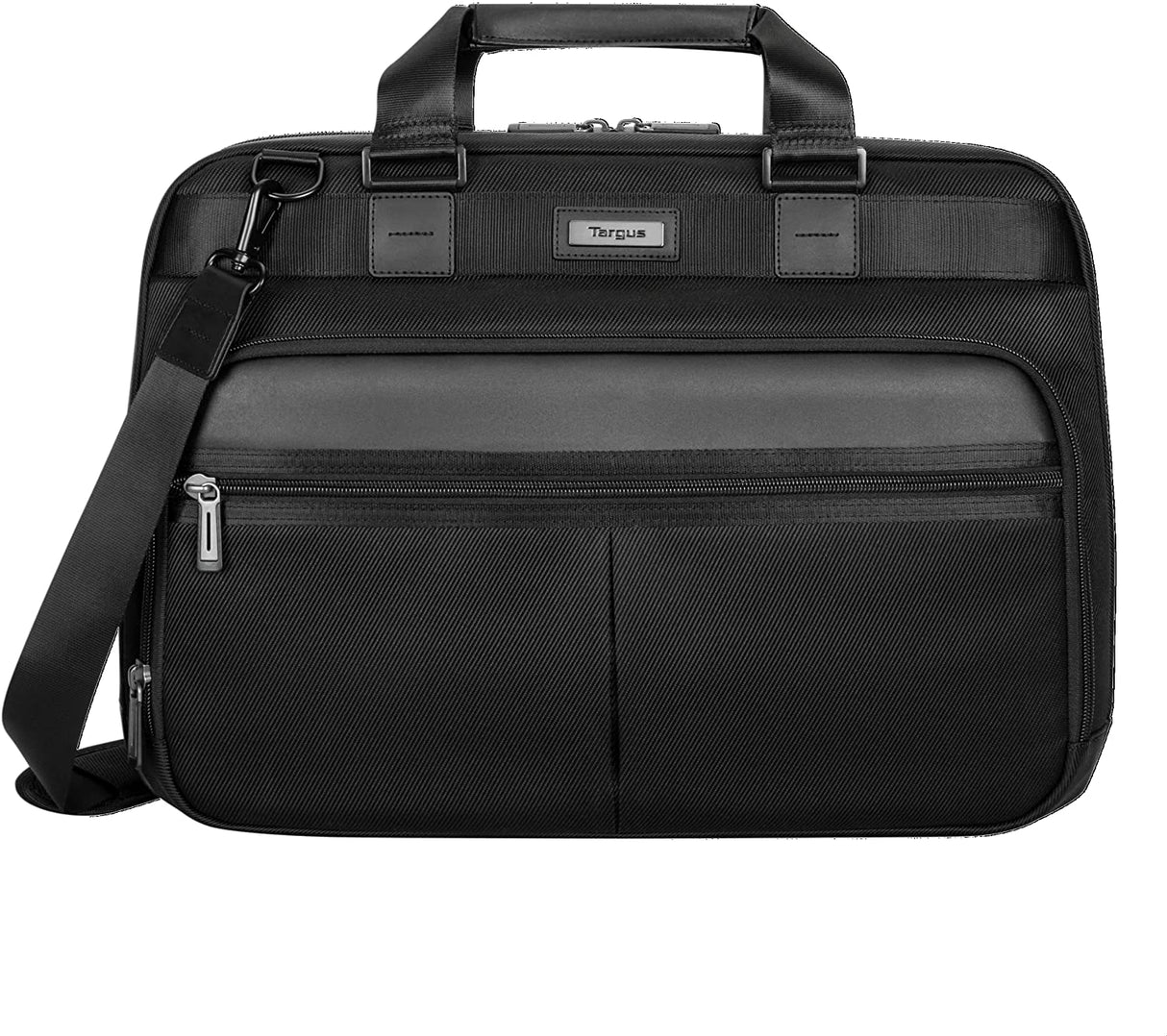 Targus Mobile Elite Laptop Bag for 15.6-inch Laptops, TSA Checkpoint-Friendly Design, Messenger Bag for Men /Women, Computer Bag & Laptop Case for Mac/PC/Dell/Lenovo/HP, Black (TBT045US) Business Topload