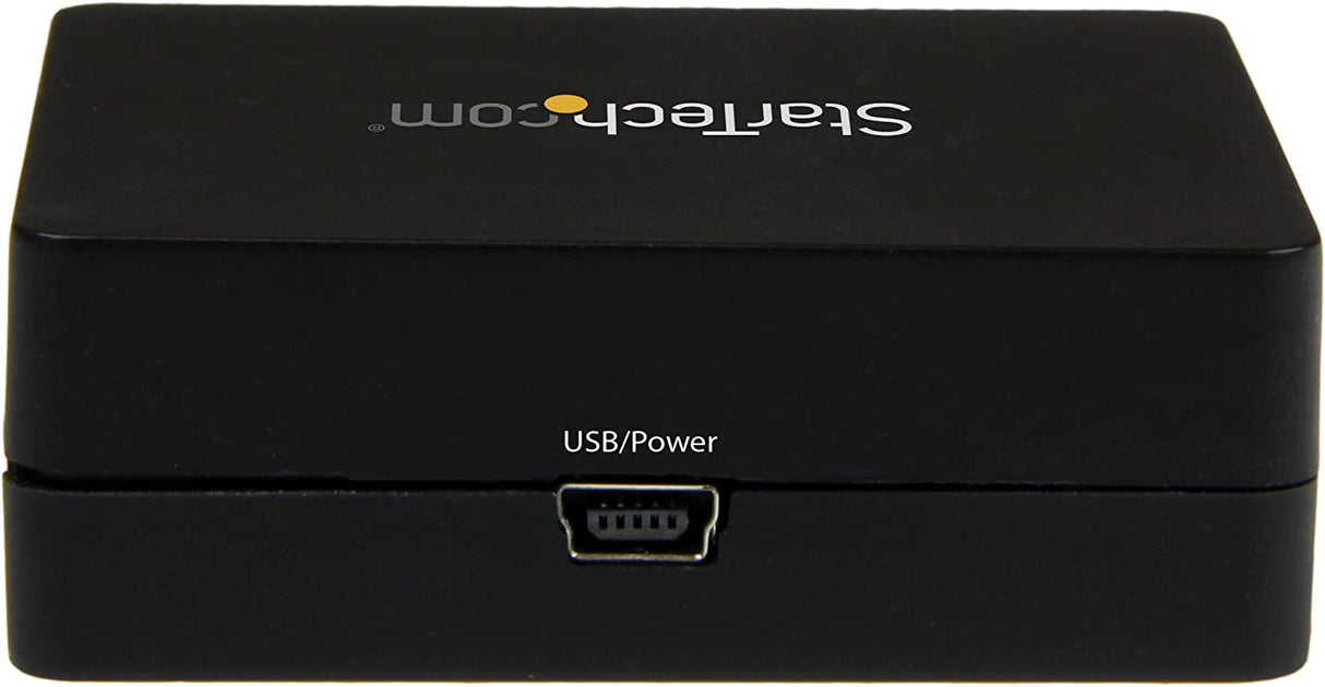 StarTech.com HDMI Audio Extractor - HDMI to 3.5mm Audio Converter - 2.1 Stereo Audio - 1080p (HD2A),Black