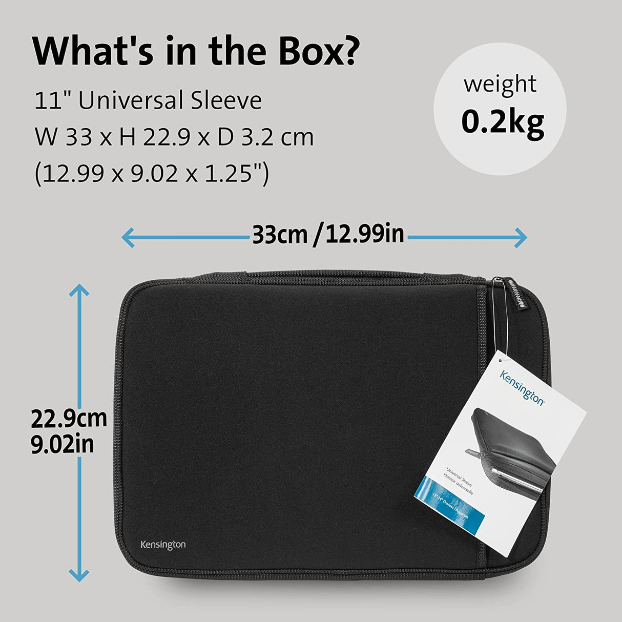 Kensington 11-Inch Laptop Chromebook Sleeve (K62609WW)