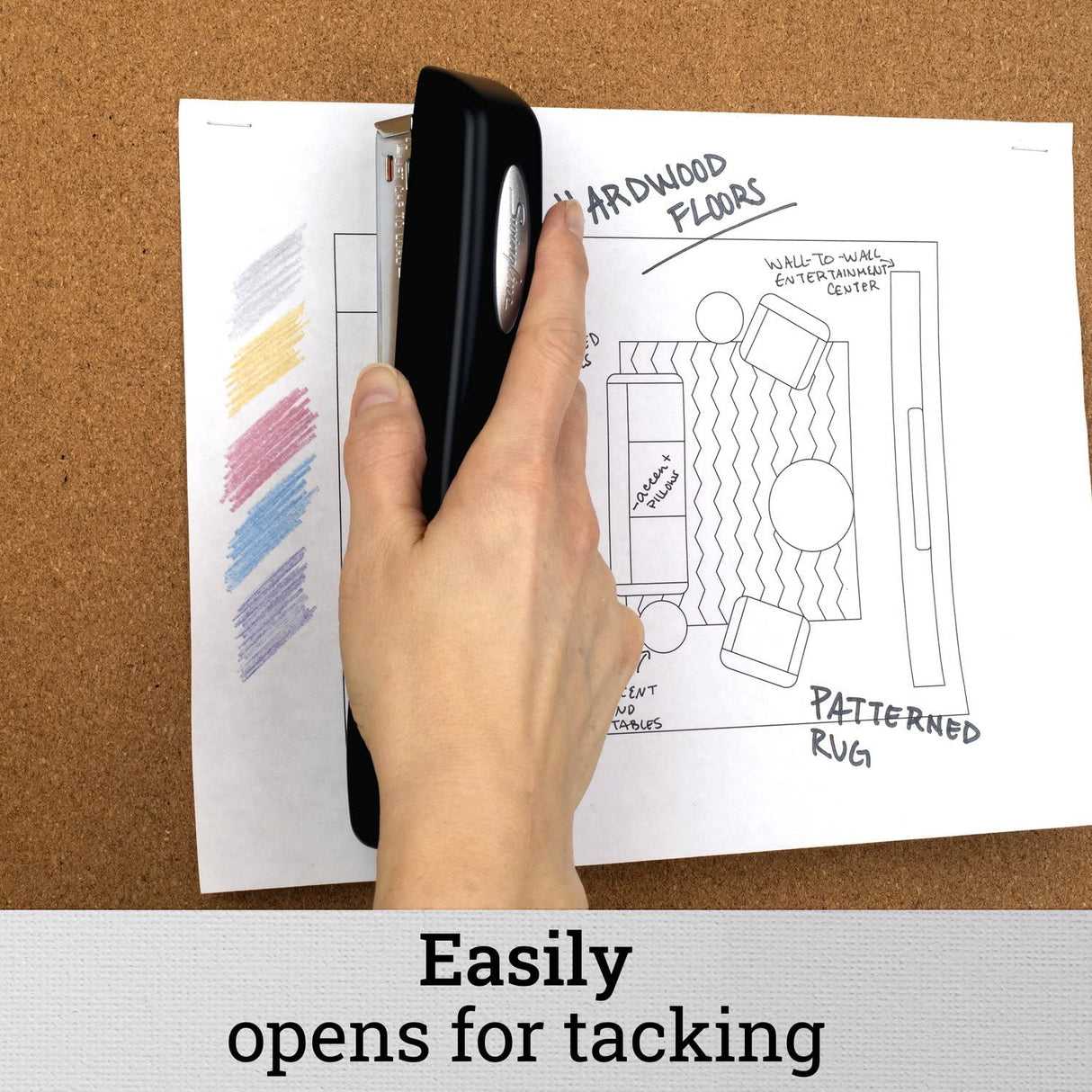 Swingline Stapler, 747 Iconic Desk Stapler, 25 Sheet Paper Capacity, Heavy Duty Stapler for Office Desktop or Home Office Supplies, Black (74741) Black - 74741 Pack of 1 Black Stapler