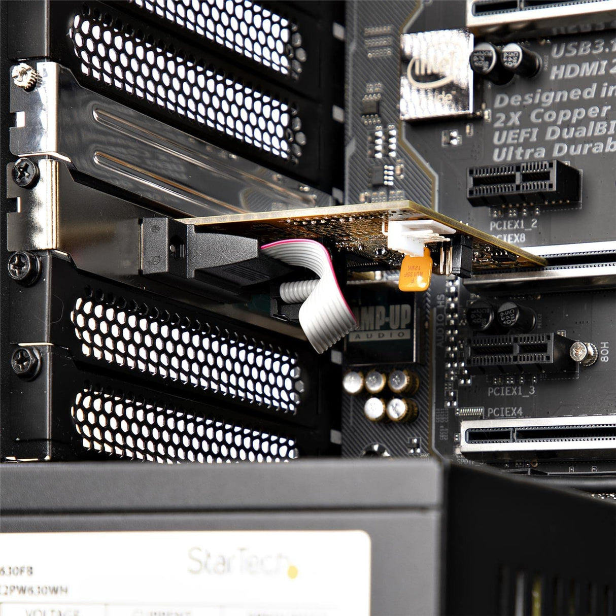 StarTech.com 2-Port PCI Express Serial Interface Card, Dual Port PCIe to RS232 (DB9) Serial Card, 16C1050 UART, Standard/Low Profile Brackets, COM Retention, for Windows/Linux (21050-PC-SERIAL-CARD)