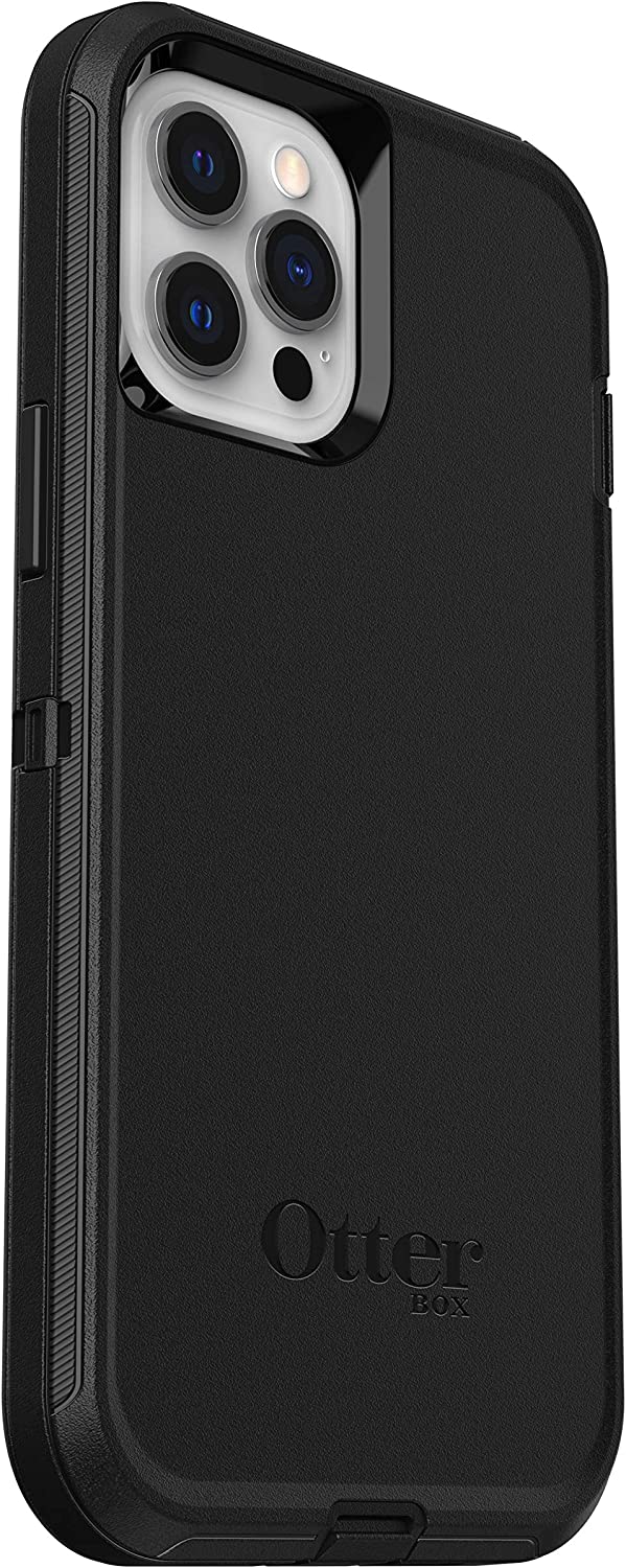 OtterBox for Apple iPhone 12 Pro Max, Superior Rugged Protective Case, Defender Series, Black Black iPhone 12 Pro Max