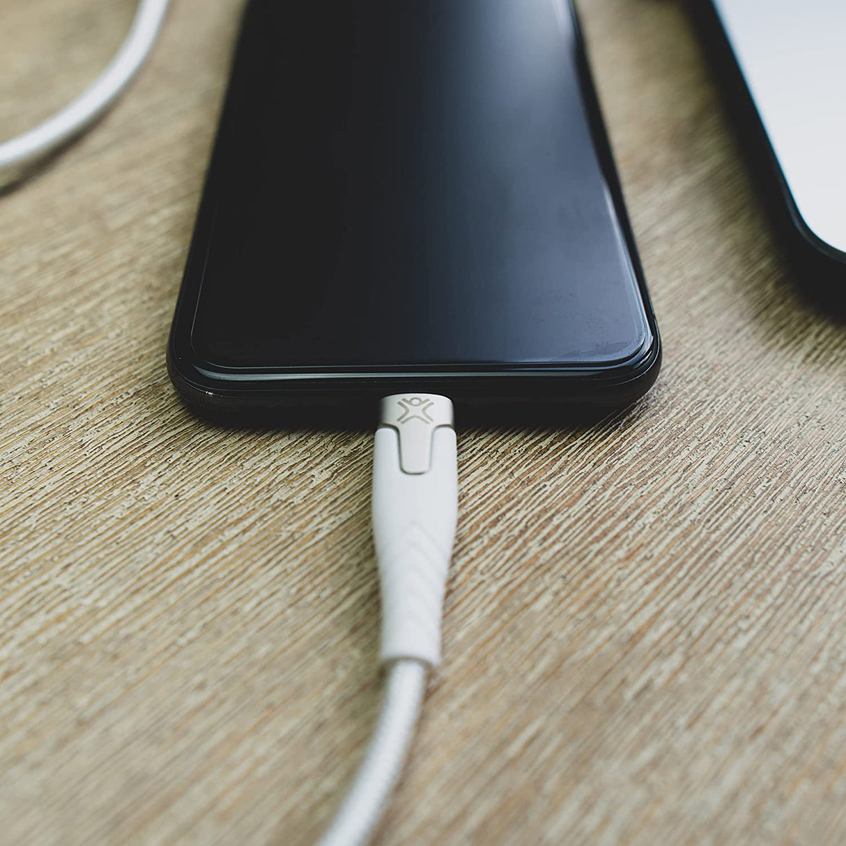 XtremeMac Apple Lightning to USB Type-C® Cable – 79 in. Braided White