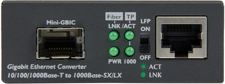 StarTech.com Multimode / Single Mode Fiber Media Converter - Open SFP Slot - 10/100/1000Mbps RJ45 Port - LFP Supported - IEEE 802.1q Tag VLAN - (MCM1110SFP) No Chassis Mount | Single Mode & Multi Mode