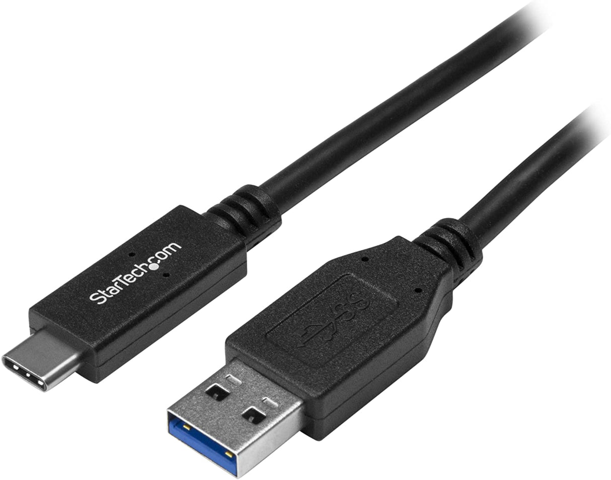 StarTech.com USB to USB C Cable - 3 ft / 1m - 10 Gbps - USB-C to USB-A - USB 2.0 Cable - USB Type C (USB31AC1M),Black