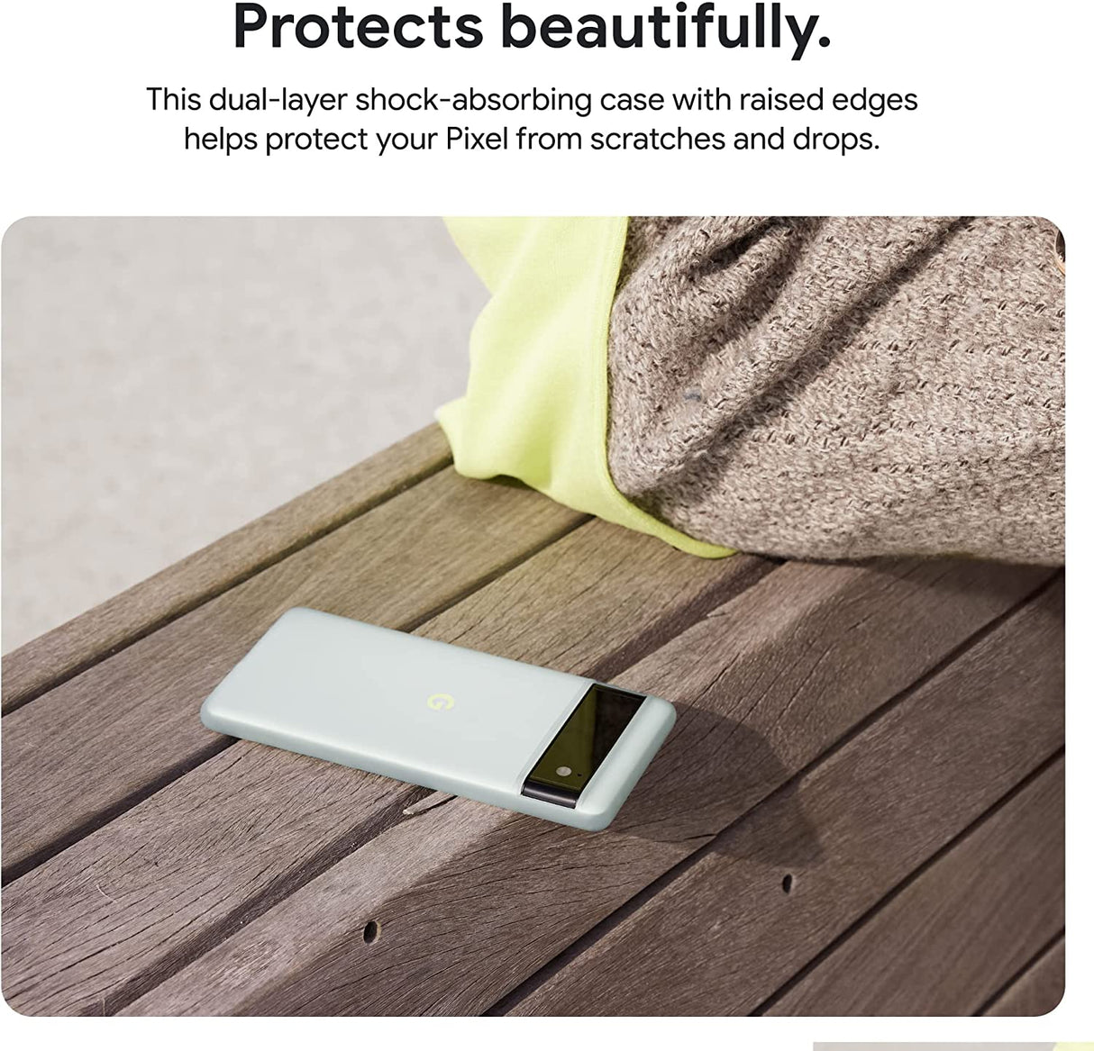 Google Pixel 6 Case - Phone Case with Dual-Layer Shock-Absorbing Protection - Light Rain