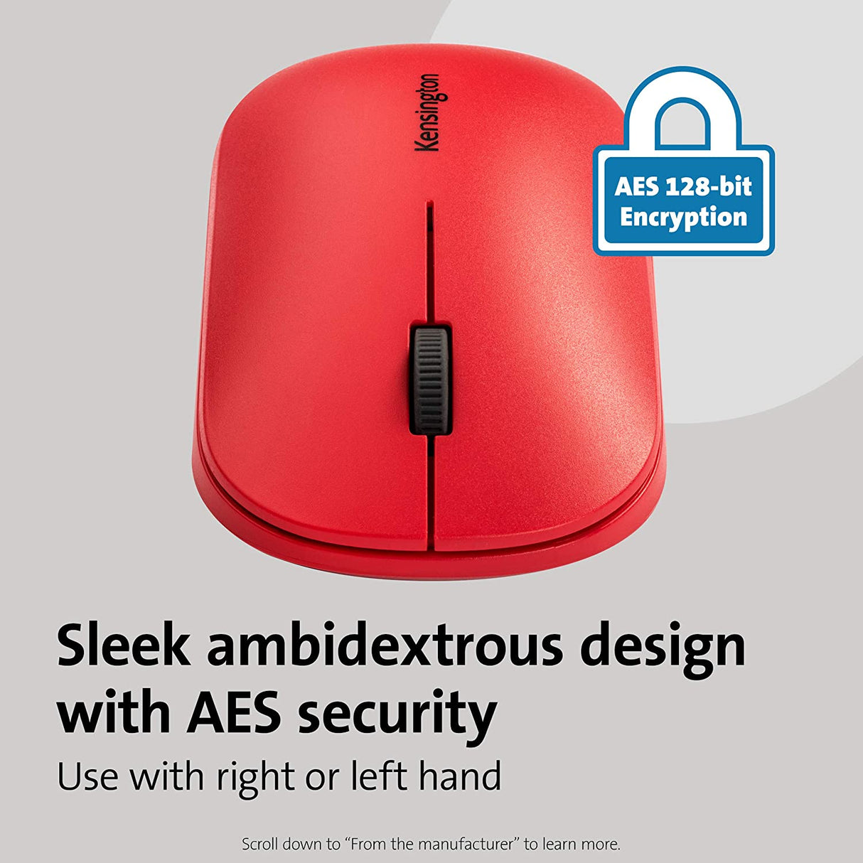 Kensington SureTrack™ Dual Wireless Mouse- Red (K75352WW)