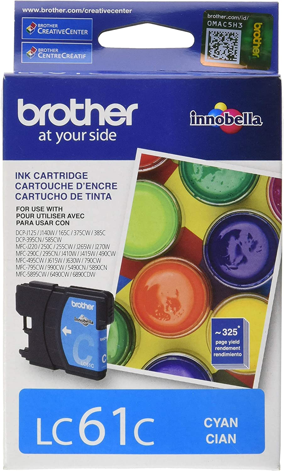 Brother 739233 Lc 61 Cyan Ink Cartridge Standard (Lc61cs)