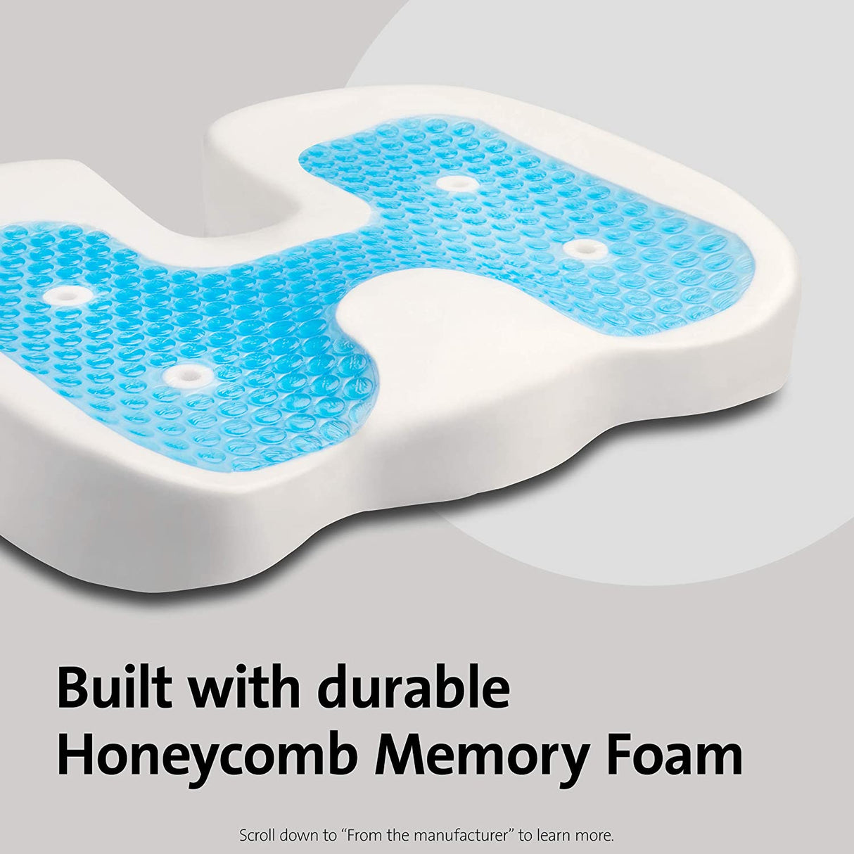 Kensington Cooling Gel; Cushion Seat Rest (K55807WW) Seat Cushion with Cool Gel