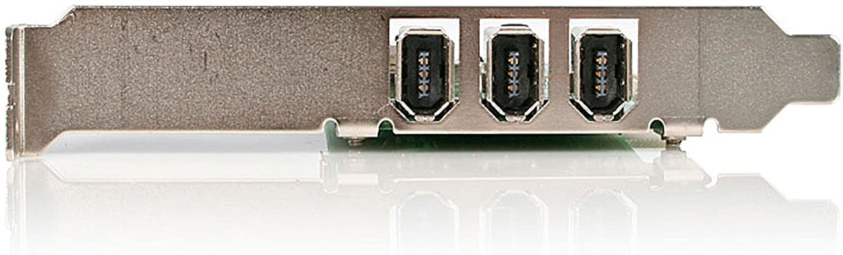 StarTech.com 4 port PCI 1394a FireWire Adapter Card - 3 External 1 Internal FireWire PCI Card (PCI1394MP) FireWire Card Adapter PCI 1394a