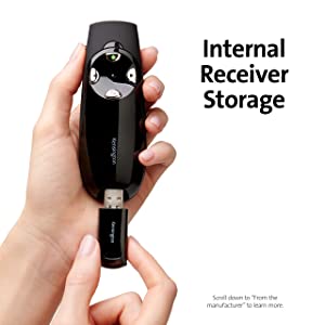 Kensington Presenter Expert™ Wireless with Green Laser - Black (K75774WW)