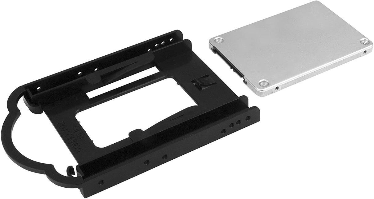 StarTech.com 2.5 SSD/HDD Mounting Bracket for 3.5 Drive Bay - 5 Pack - Tool-Less - Hard Drive Mounting Kit (BRACKET125PTP)