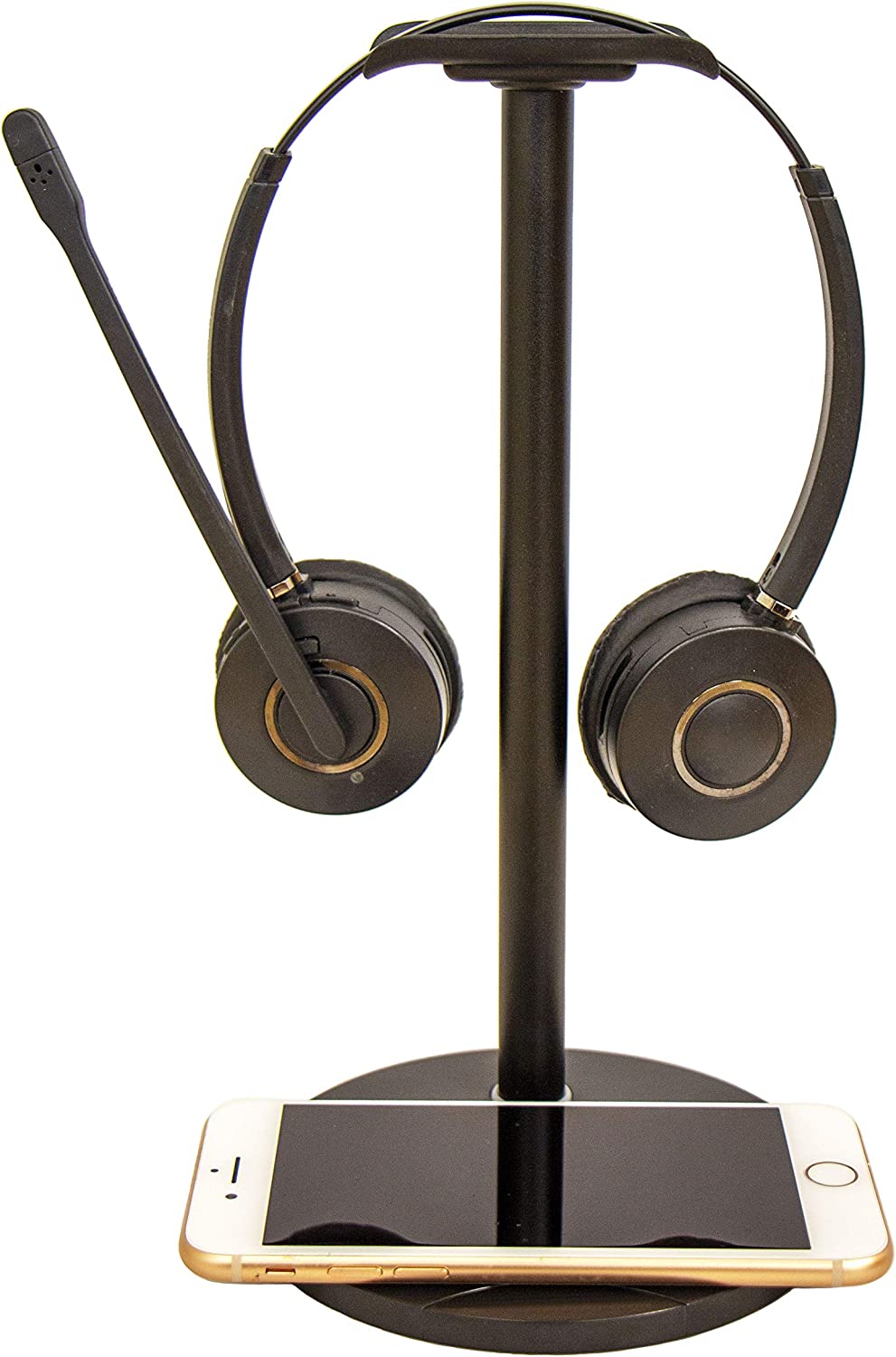 Spracht HSS-2020 Wireless Charging and Headset Stand/Holder for Desktop