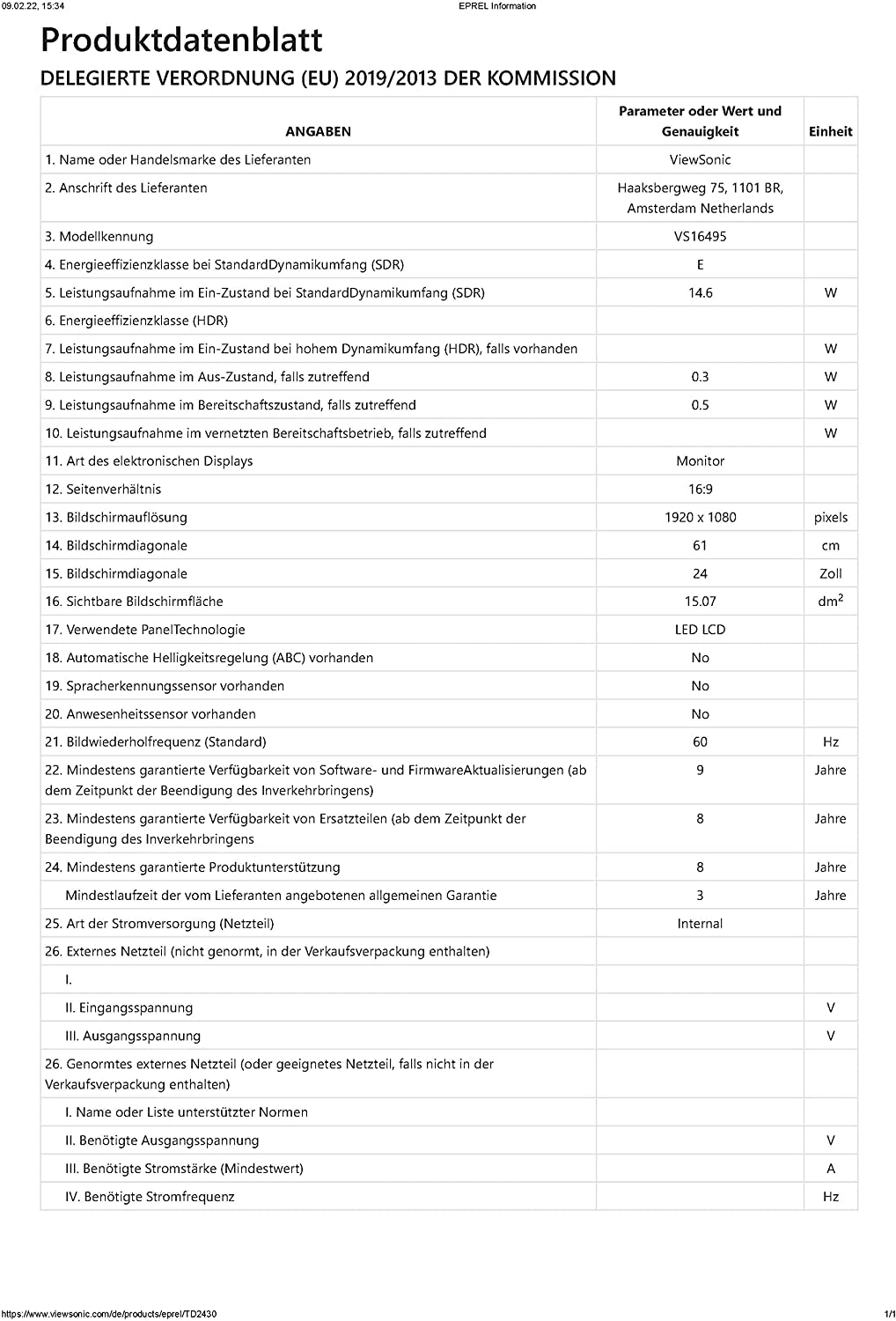 ViewSonic TD2430 24 Inch 1080p 10-Point Multi Touch Screen Monitor with HDMI and DisplayPort, Black 24-Inch Monitor