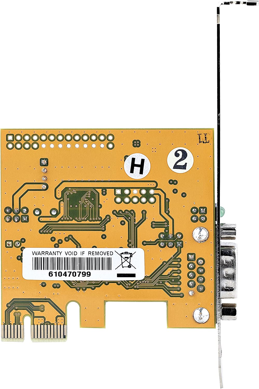 StarTech.com PCI Express Serial Card, PCIe to RS232 (DB9) Serial Interface Card, PC Serial Card, 16C1050 UART, Standard and Low Profile Brackets, COM Retention, Windows/Linux (11050-PC-SERIAL-CARD)