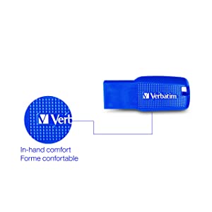 Verbatim 64GB Ergo USB 3.0 Flash Drive – Blue Blue 64GB
