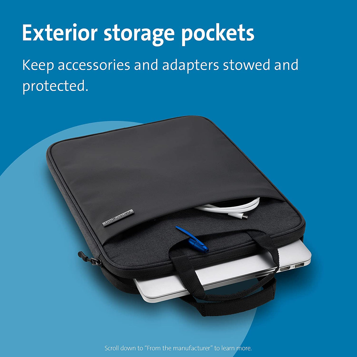 Kensington 14" Eco-Friendly Laptop Sleeve (K60103WW)