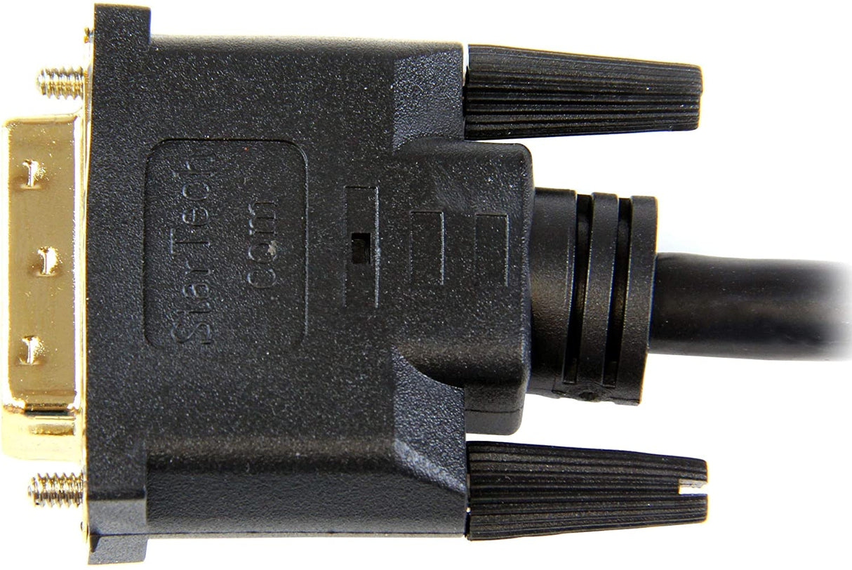 StarTech.com 10ft HDMI to DVI D Adapter Cable - Bi-Directional - HDMI to DVI / DVI to HDMI Adapter for Your Computer Monitor (HDMIDVIMM10) 10 ft / 3m Standard Packaging