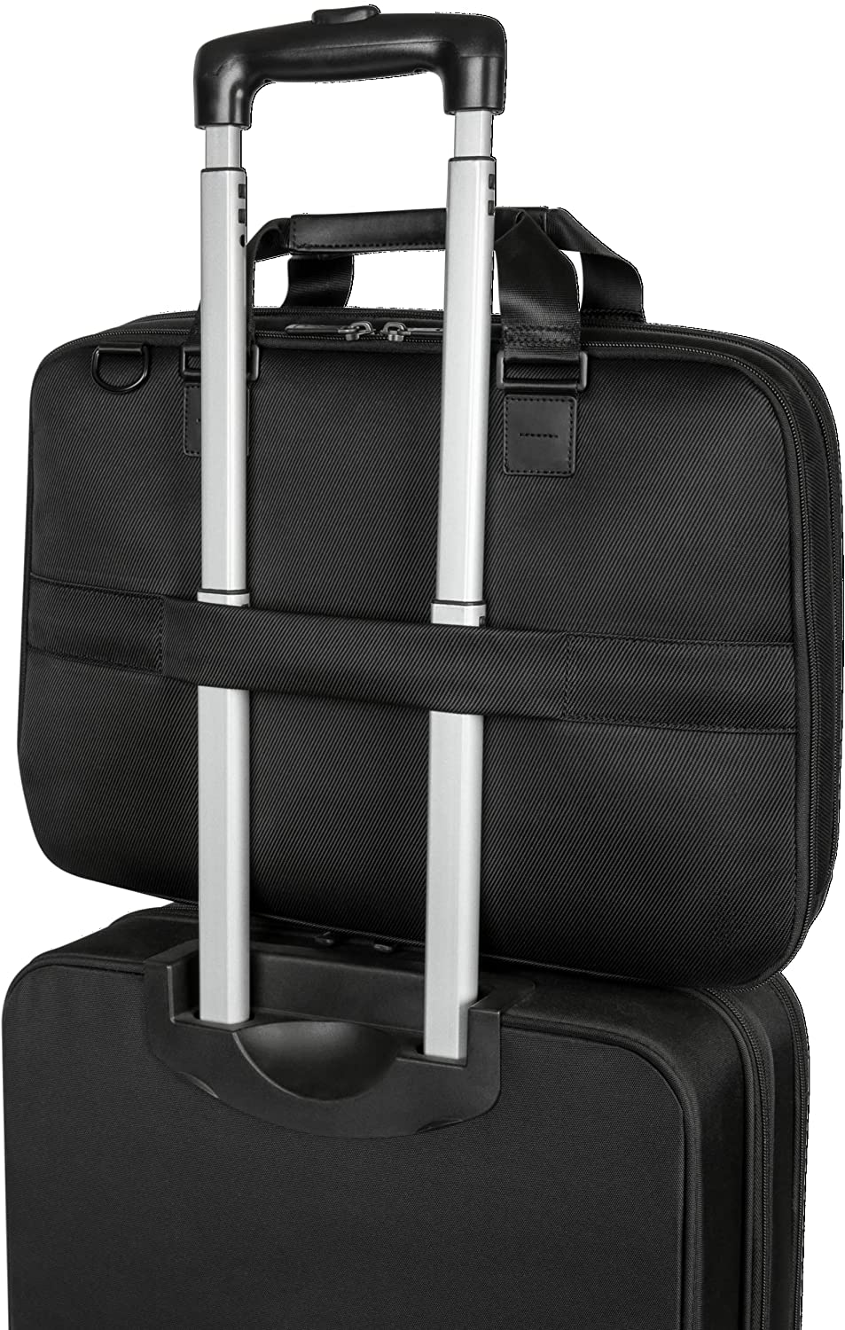 Targus Mobile Elite Laptop Bag for 15.6-inch Laptops, TSA Checkpoint-Friendly Design, Messenger Bag for Men /Women, Computer Bag & Laptop Case for Mac/PC/Dell/Lenovo/HP, Black (TBT045US) Business Topload