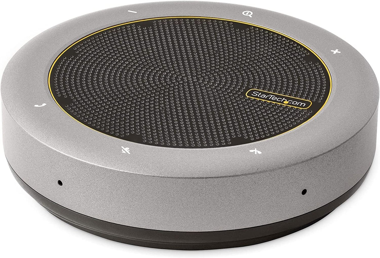 StarTech.com USB-C Conference Speaker Mini Dock, Portable Boardroom Speaker and Multiport Adapter, USB-C to VGA/4K HDMI, 2X USB-A Hub, Mic/Speaker, Teams/Zoom/Softphone Speakerphone (DKTBRSPMPD)