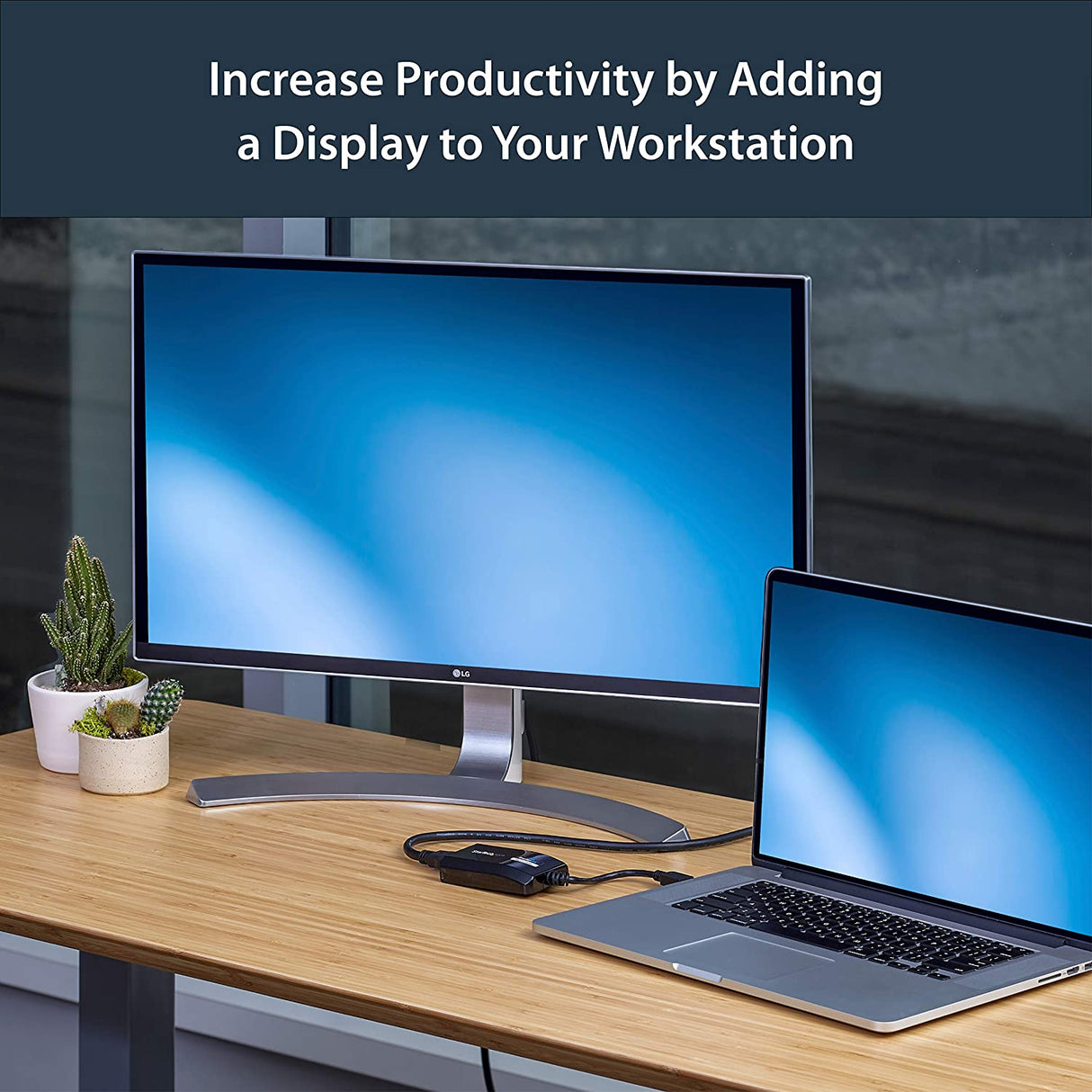 StarTech.com USB 3.0 to HDMI Adapter - DisplayLink Certified - 1080p (1920x1200) - USB Type-A to HDMI Display Adapter Converter for Monitor - External Video & Graphics Card - Windows/Mac (USB32HDPRO)