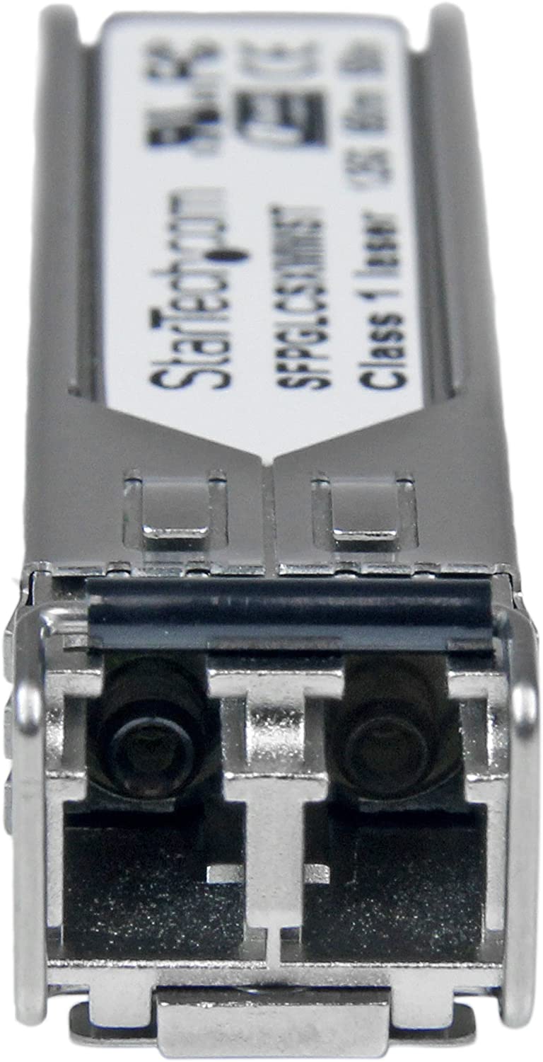 StarTech.com Cisco GLC-SX-MM Compatible SFP Module - 1000BASE-SX - 1GbE Multimode Fiber MMF Optic Transceiver - 1GE Gigabit Ethernet - LC 550m - 850nm - Cisco IE3400, IE3300, IE3200 (SFPGLCSXMMST) GLC-SX-MM Single