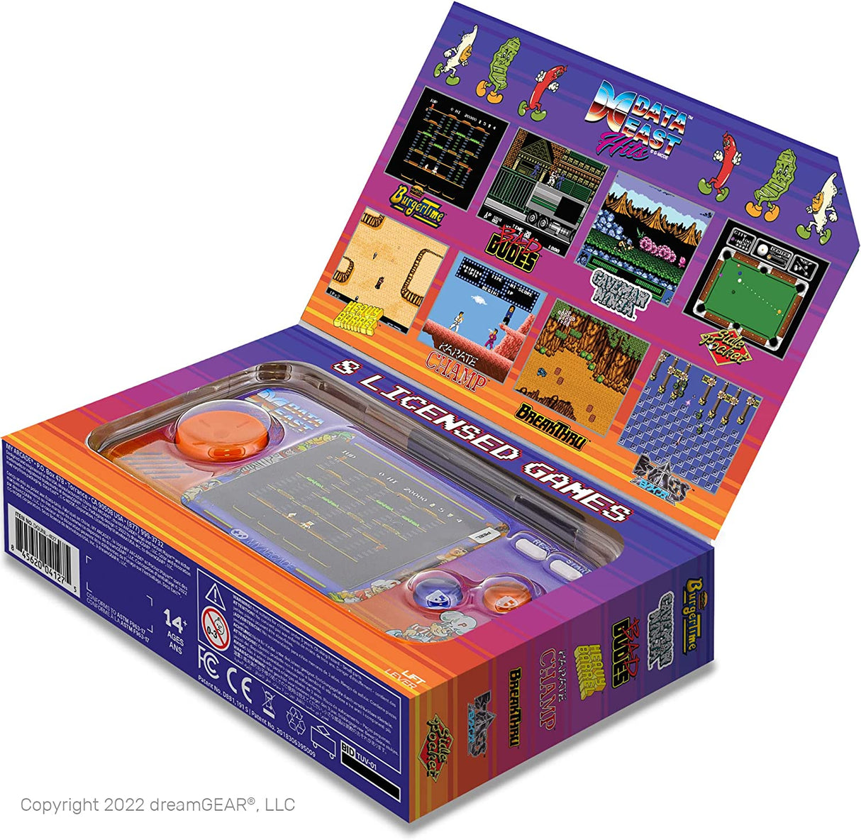 My Arcade Data East Pocket Player: Portable Gaming System with 308 Preloaded Retro Games, 2.75" Color Screen, Speakers (DGUNL-4127)