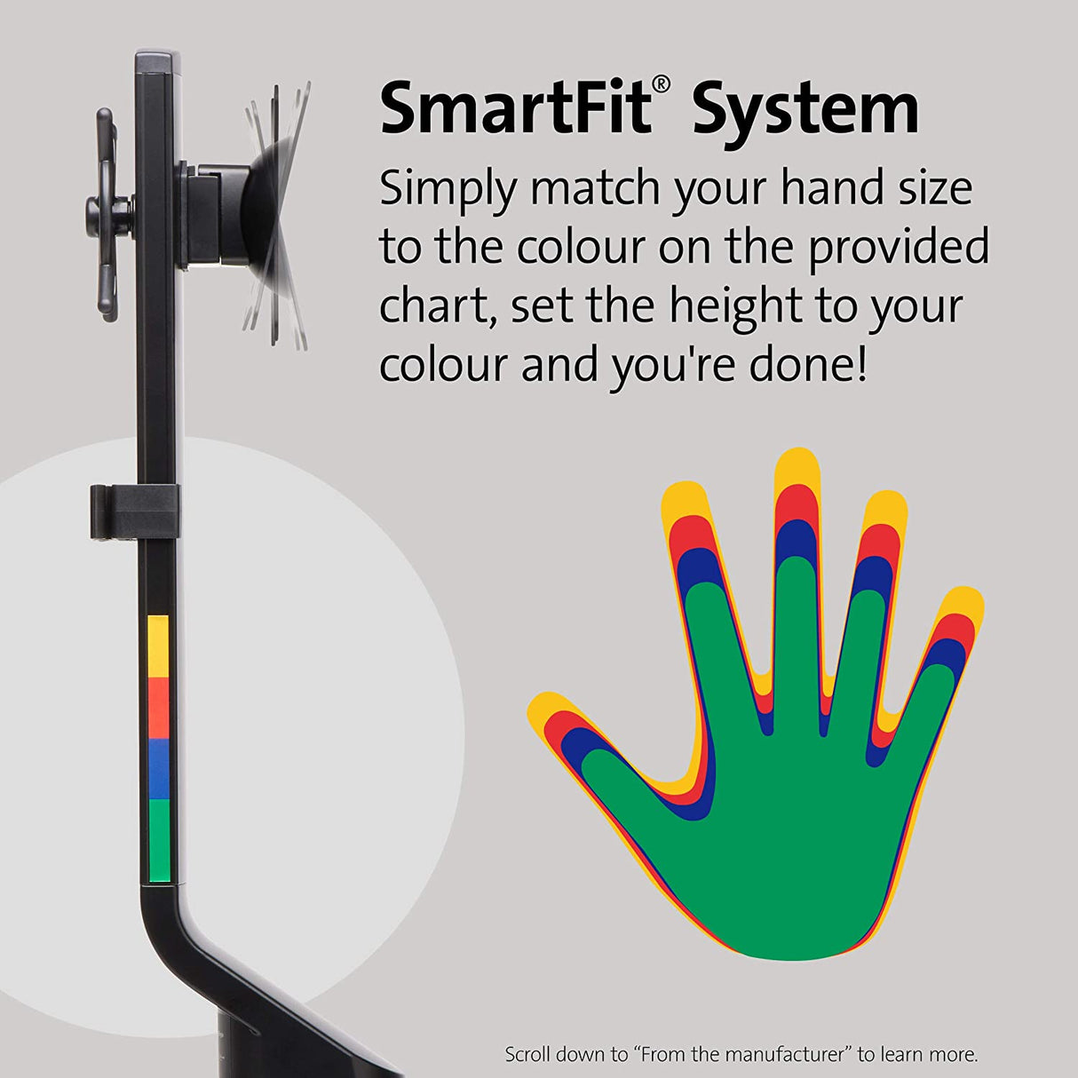 Kensington SmartFit® Space Saving Single Monitor Arm (K55512WW) Single Arm