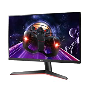 LG 24MP60G-B 24" Full HD (1920 x 1080) IPS Monitor with AMD FreeSync and 1ms MBR Response Time, and 3-Side Virtually Borderless Design - Black 24 Inches