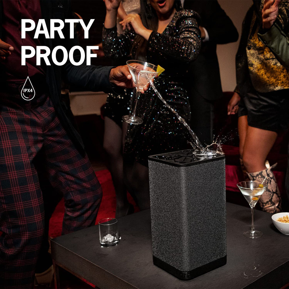 Ultimate Ears Hyperboom Portable & Home Wireless Bluetooth Speaker, Loud Speaker, Big Bass, Water resistant IPX4, 150 Ft Range – Black Black Speaker