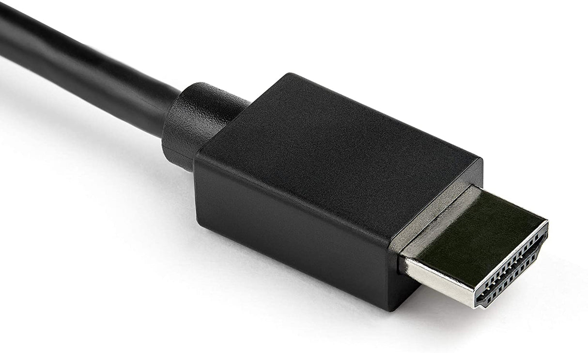 StarTech.com 2m VGA to HDMI Converter Cable with USB Audio Support & Power - Analog to Digital Video Adapter Cable to connect a VGA PC to HDMI Display - 1080p Male to Male Monitor Cable (VGA2HDMM2M)