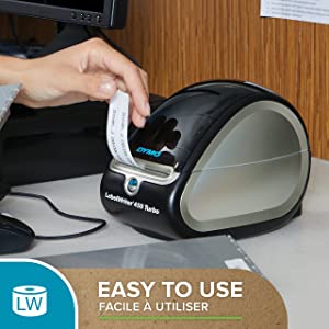 DYMO Authentic LW Large Multi-Purpose Labels for LabelWriter Label Printers, White, 2-1/8'' x 2-3/4'', 1 roll of 320 (30324) 320 labels Large Multipurpose Labels Labels