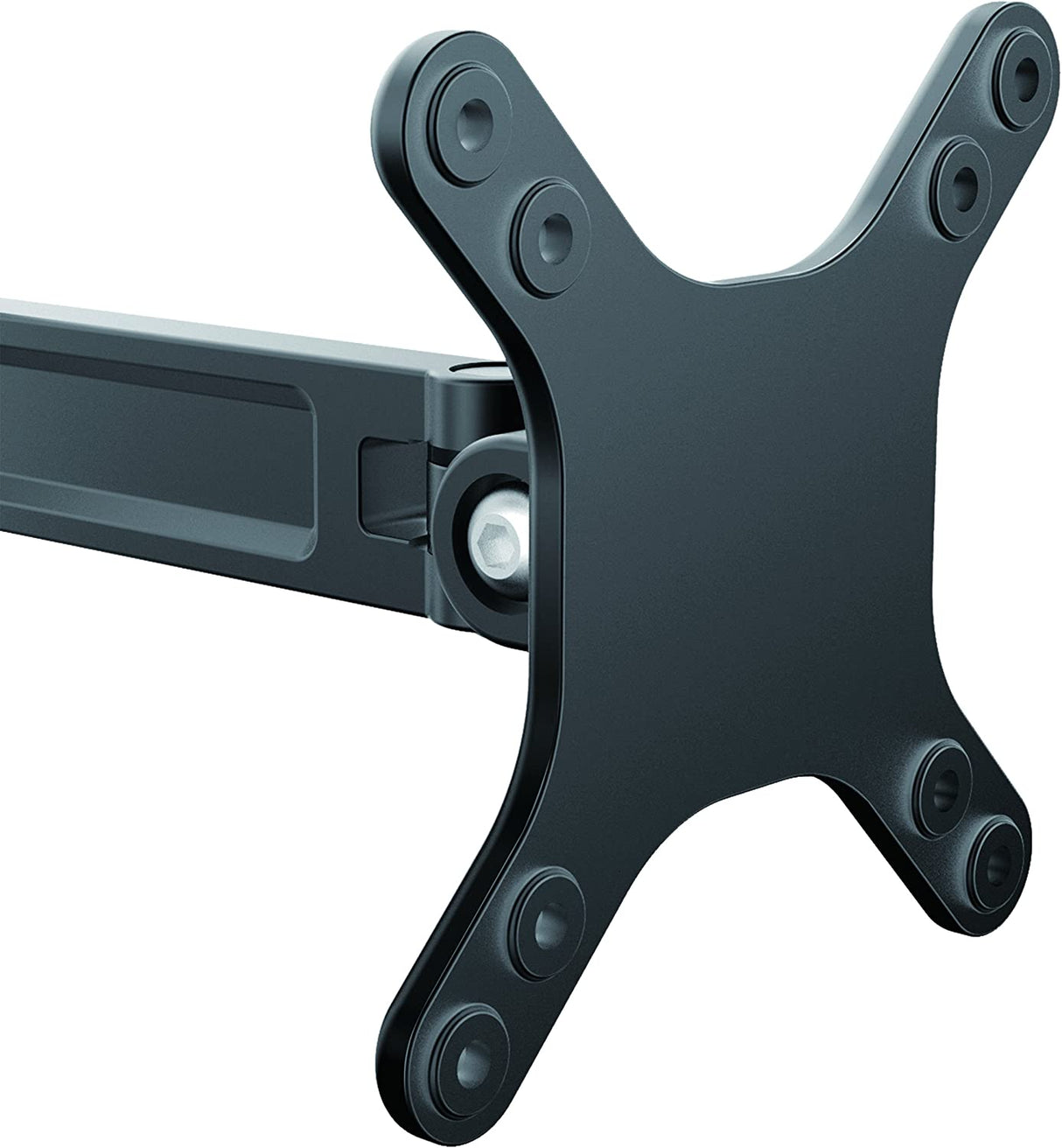 StarTech.com Monitor Wall Mount - Single Swivel - Supports Monitors 13” to 34” - VESA Monitor Wall Mount Bracket - Black (ARMWALLS) Black Single-Swivel