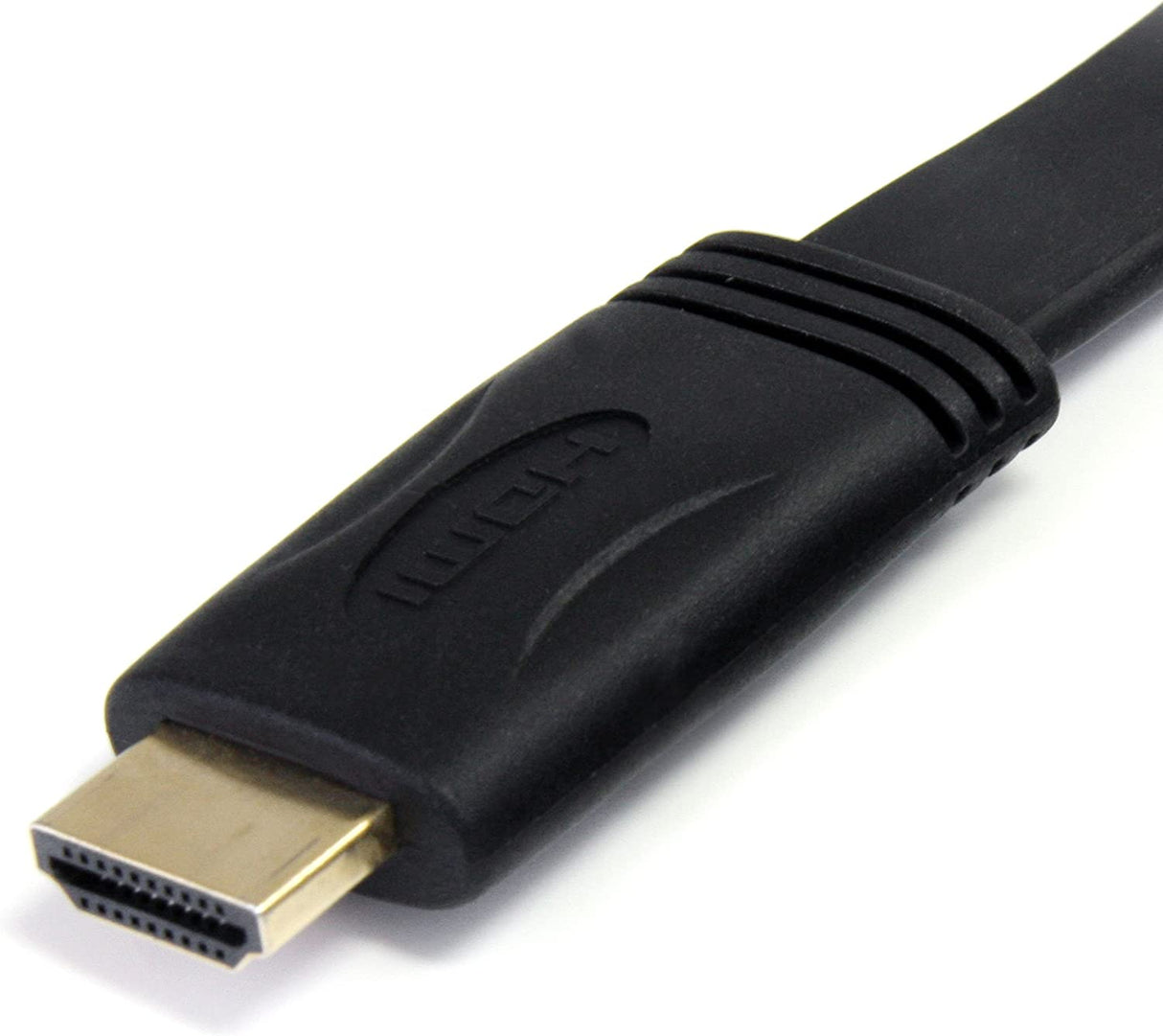 StarTech.com 6 ft Flat High Speed HDMI Cable with Ethernet - Ultra HD 4k x 2k HDMI Cable - HDMI to HDMI M/M - Flat HDMI Cable (HDMIMM6FL) 6 ft / 2m Flat
