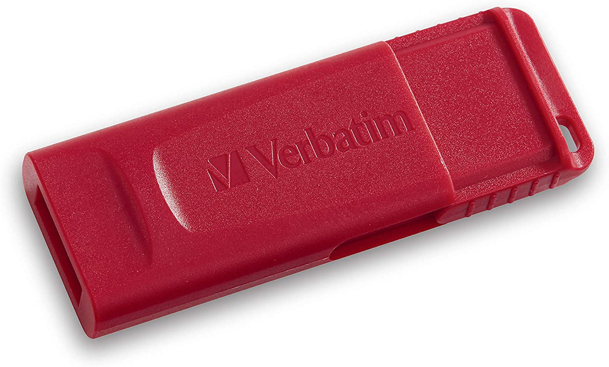Verbatim 128GB Store 'n' Go USB Flash Drive - PC / Mac Compatible - Red 128 GB