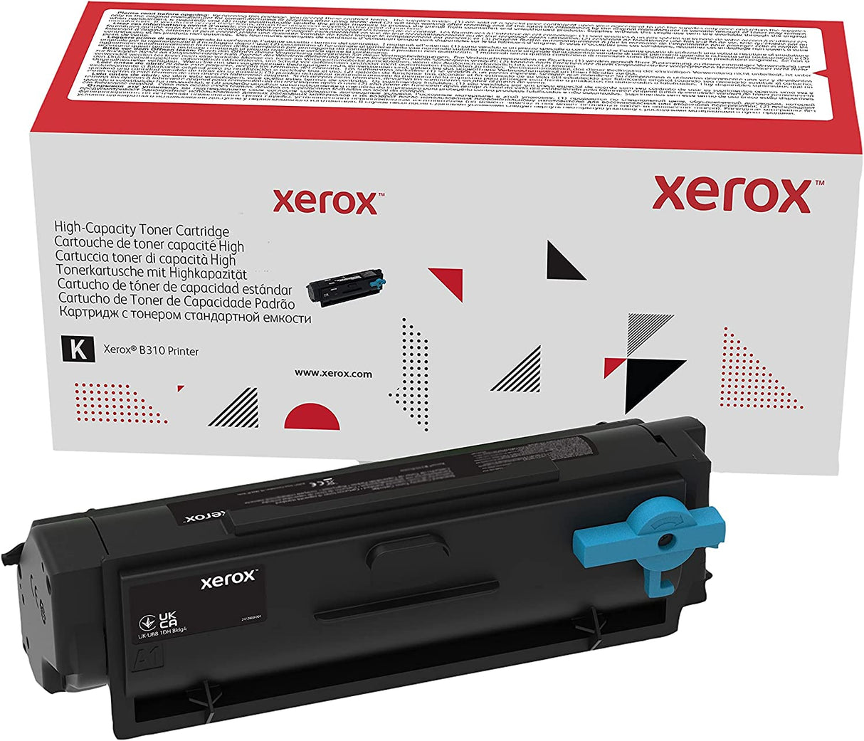 Xerox Genuine B310 Black High Capacity Toner -Cartridge (8,000 pages) -006R04377 006R04377 OEM Toner