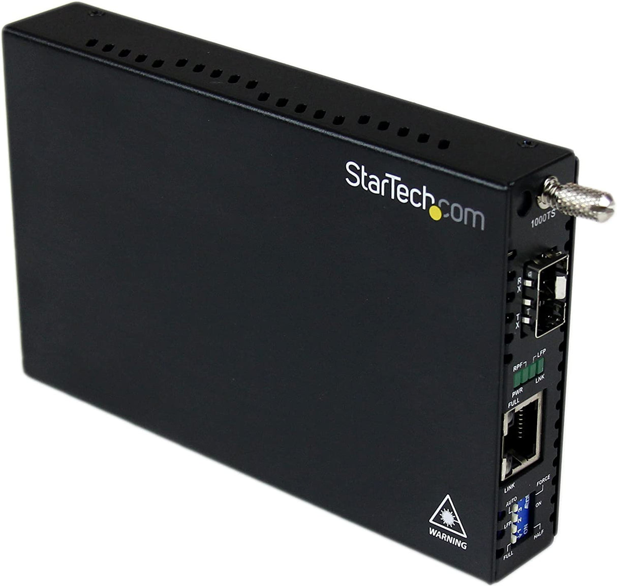 StarTech.com Gigabit Ethernet Fiber Media Converter with Open SFP Slot - Fiber to Ethernet Converter - Gigabit Ethernet Media Converter (ET91000SFP2) Chassis Mount | Single Mode & Multi Mode
