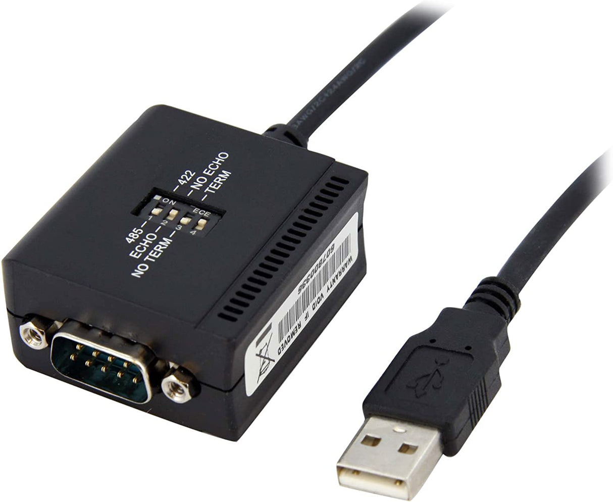 StarTech.com 6 ft Professional RS422/485 USB Serial Cable Adapter w/ COM Retention (ICUSB422)