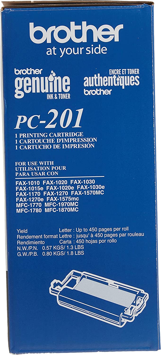 Brother PC-201 -Ink -Cartridge - Black - Retail Packaging