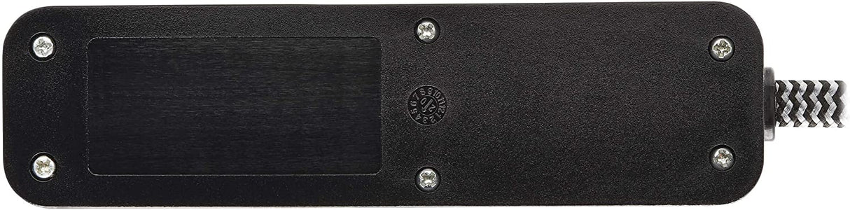 Tripp Lite Surge Protector Power Strip 2-Outlet w 2 USB Ports 2.1A 6ft Cord, 5-15P Plug, 450 Joules, Black (TLP206USB)