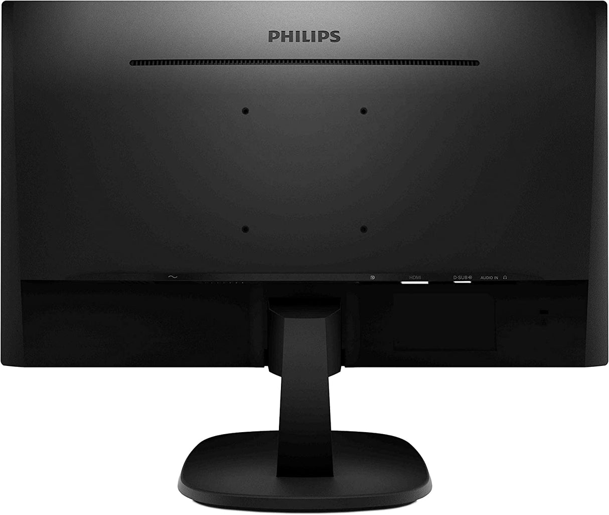 Philips 243V7QJAB 24" Monitor, Full HD, Edge-to-Edge IPS, Built-in Speakers, VESA, EnergyStar Most Efficient 2017, 4Yr Advance Replacement Warranty