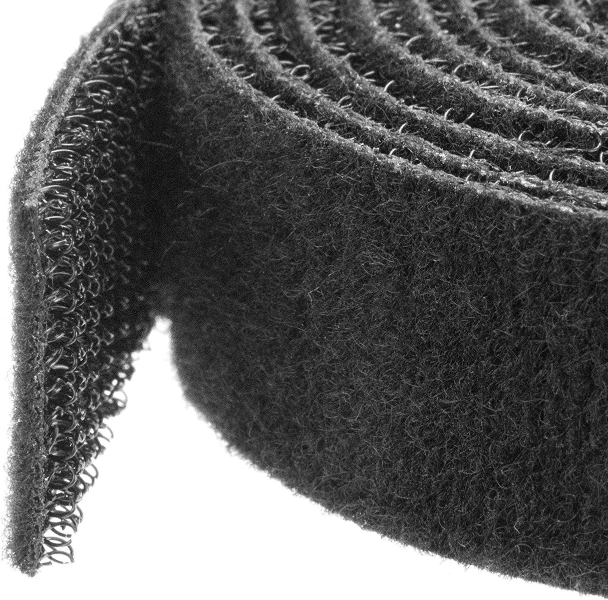 StarTech.com 25ft. Hook and Loop Roll - Cut-to-Size Reusable Cable Ties - Bulk Industrial Wire Fastener Tape - Adjustable Fabric Wraps - Black (HKLP25) 25 ft Black