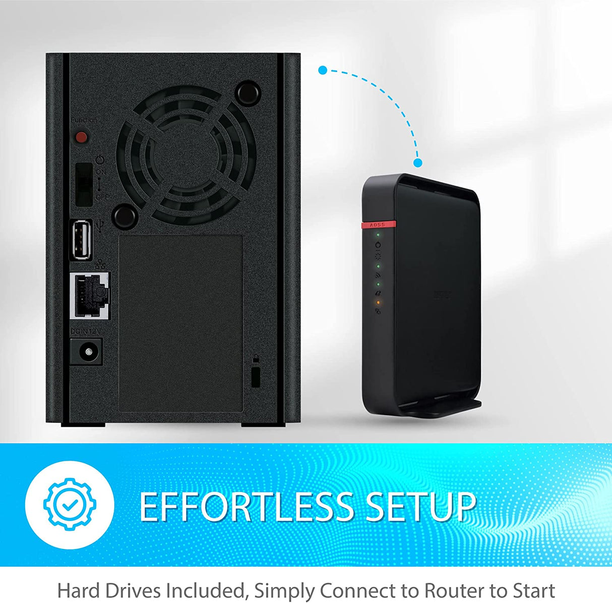 BUFFALO LinkStation 220 8TB 2-Bay NAS Network Attached Storage with HDD Hard Drives Included NAS Storage That Works as Home Cloud or Network Storage Device for Home LinkStation 220 – 2 Drive Bays 8 TB