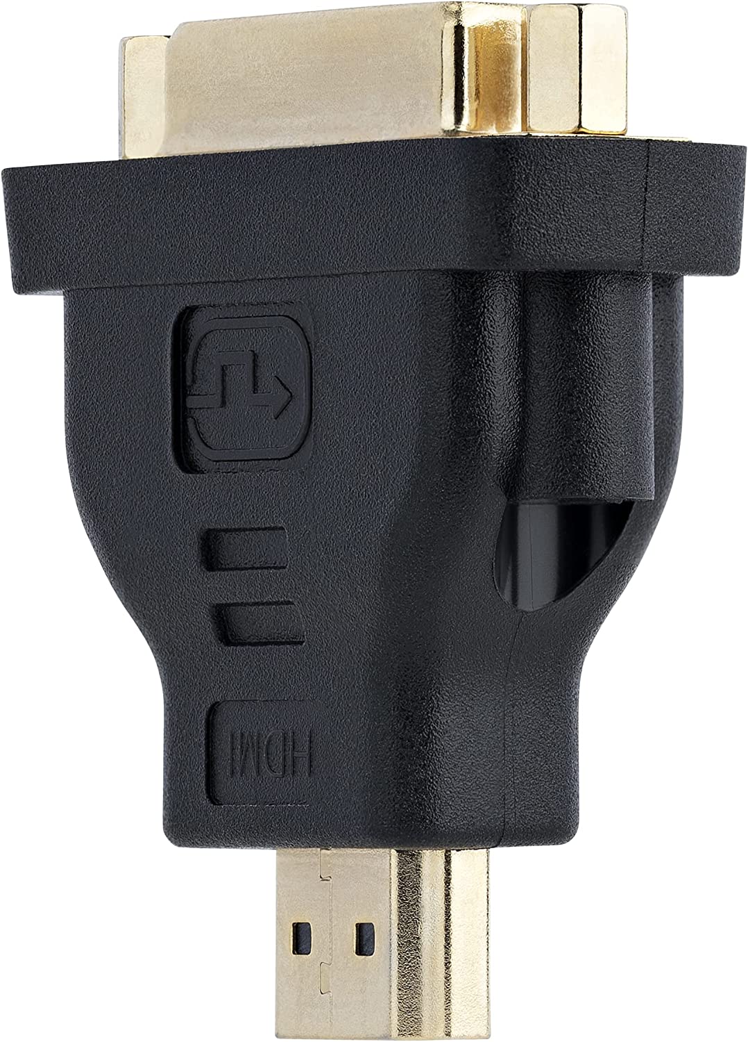 StarTech.com HDMI Male to DVI Female - HDMI to DVI-D Adapter - Bi-Directional - DVI to HDMI (HDMIDVIMF), Black