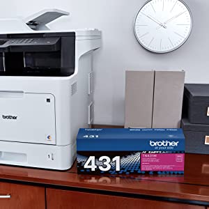 Brother Printer TN431M Standard Yield Toner-Retail Packaging , Magenta