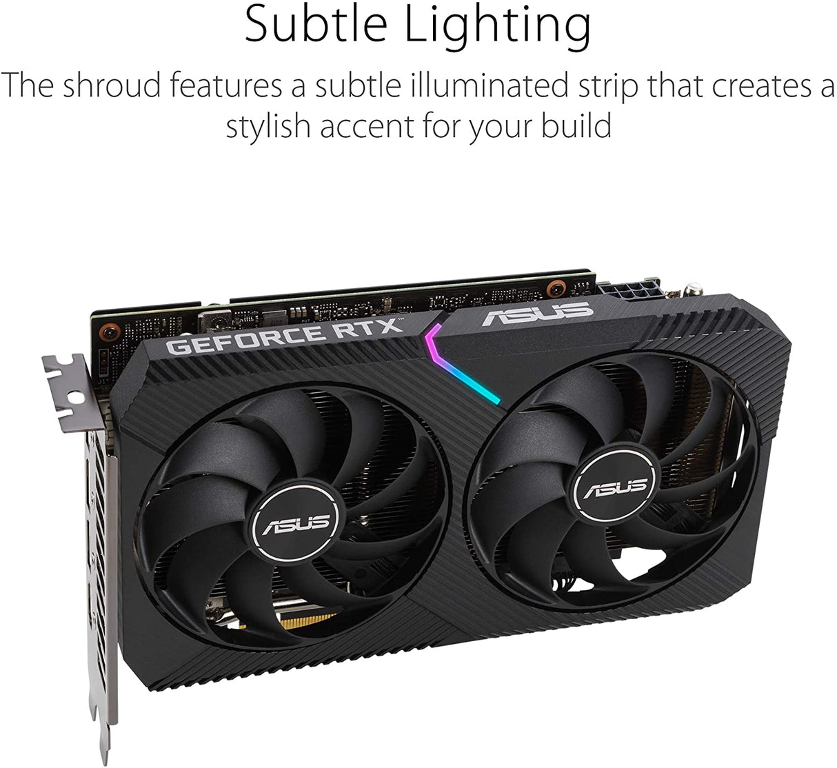 ASUS Dual NVIDIA GeForce RTX 3060 V2 OC Edition 12GB GDDR6 Gaming Graphics Card (PCIe 4.0, 12GB GDDR6 Memory, HDMI 2.1, DisplayPort 1.4a, 2-Slot Design, Axial-tech Fan Design, 0dB Technology)