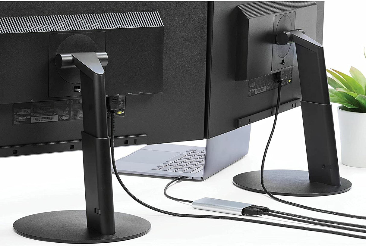 StarTech.com Thunderbolt 3 to Dual HDMI 2.0 Adapter - 4K 60Hz Thunderbolt 3 Certified - Dual Monitor HDMI Video Converter Adapter - Mac & Windows compatible - Dual 4K Display HDMI (TB32HD24K60) 2x HDMI (Dual 4K)