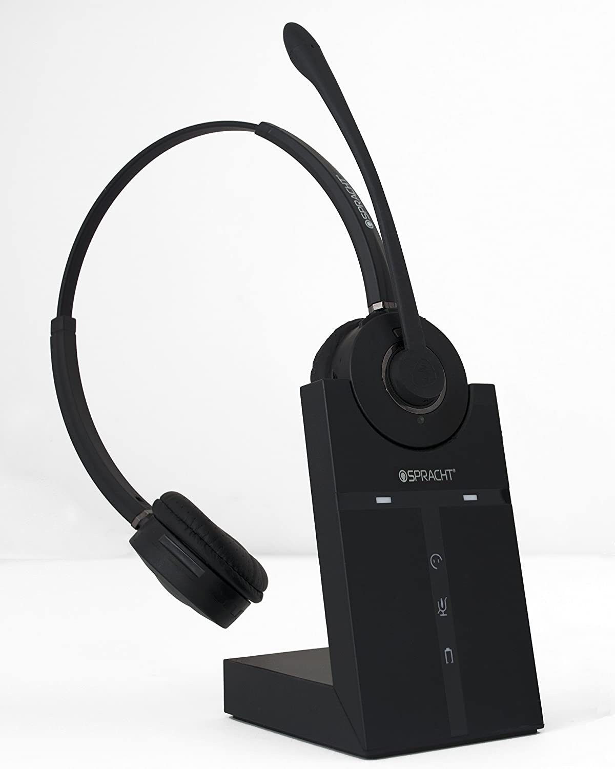 Spracht HS-2019 Zum Maestro DECT Stereo Dual Ear Wireless Headset for Desktop Phones